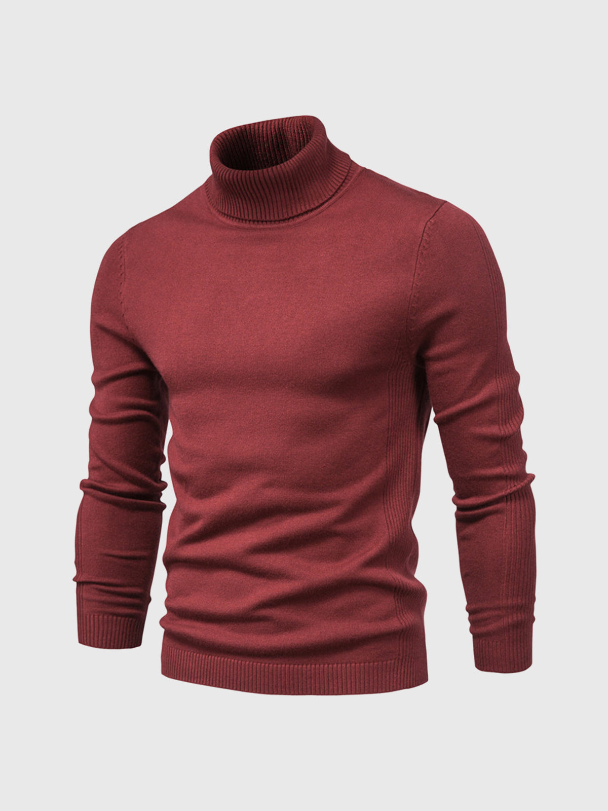 Pull col roulé homme en coton doux et intemporel, lavable en machine 16