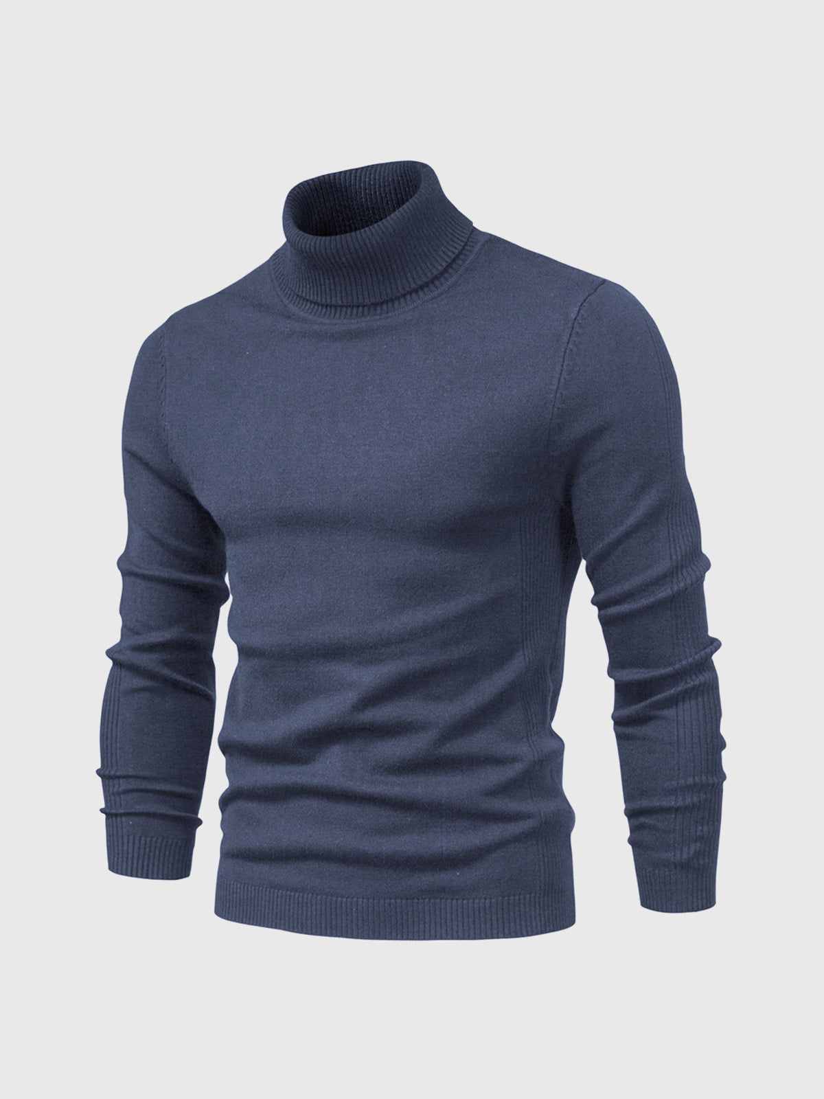 Pull col roulé homme en coton doux et intemporel, lavable en machine 2