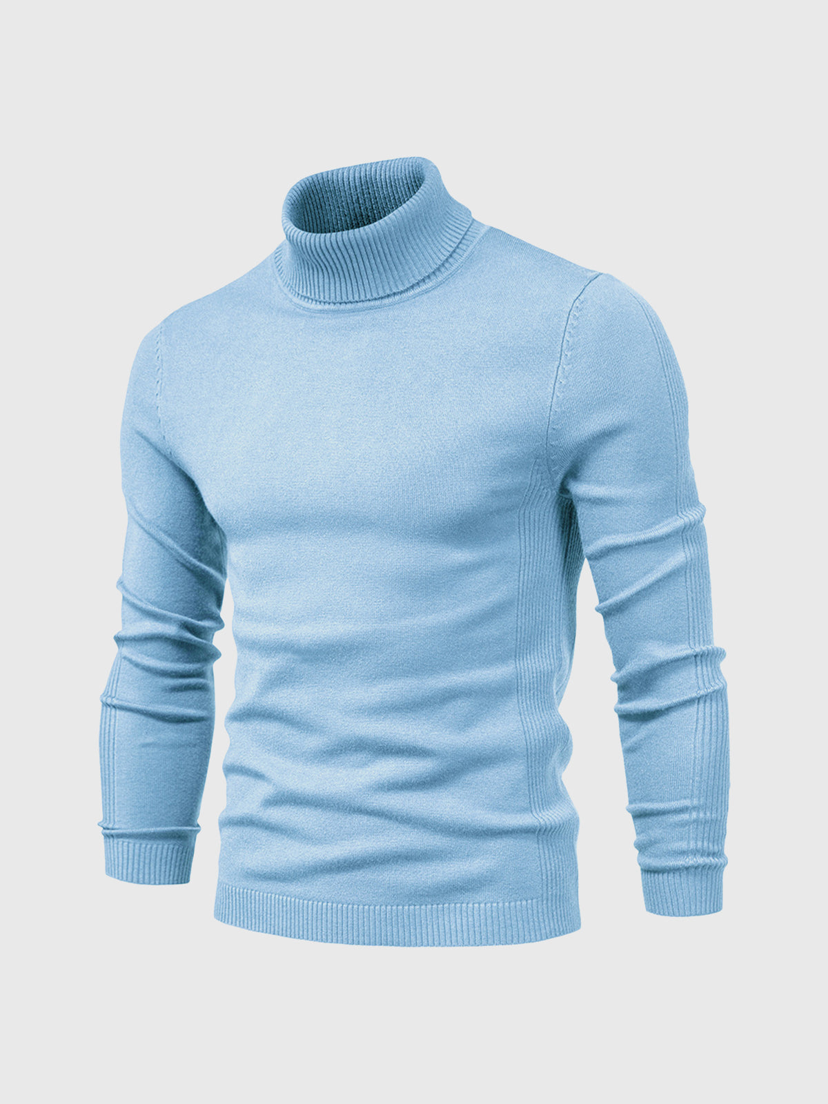 Pull col roulé homme en coton doux et intemporel, lavable en machine 3