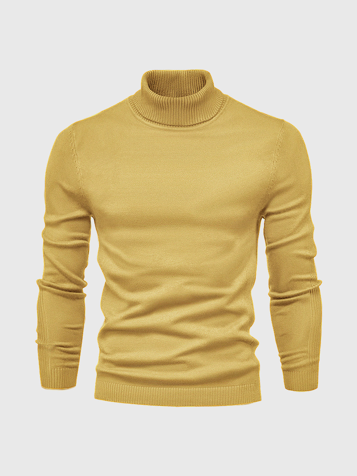 Pull col roulé homme en coton doux et intemporel, lavable en machine 7