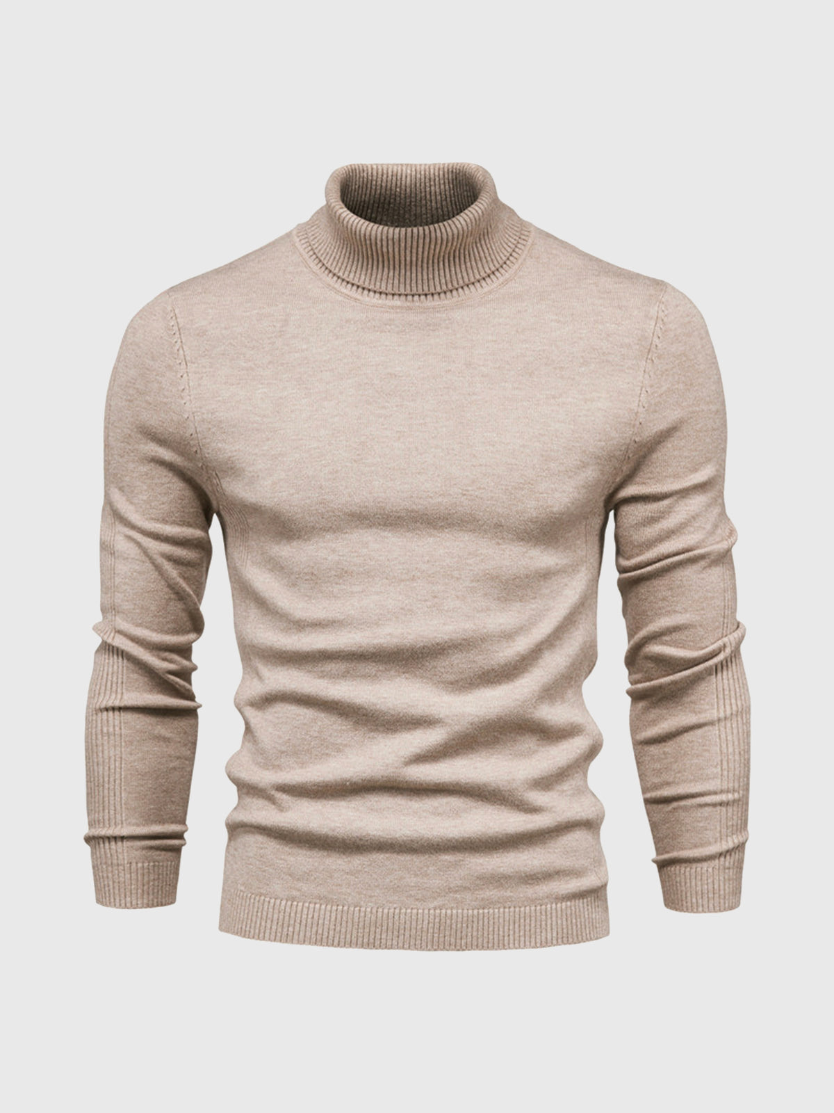 Pull col roulé homme en coton doux et intemporel, lavable en machine 8