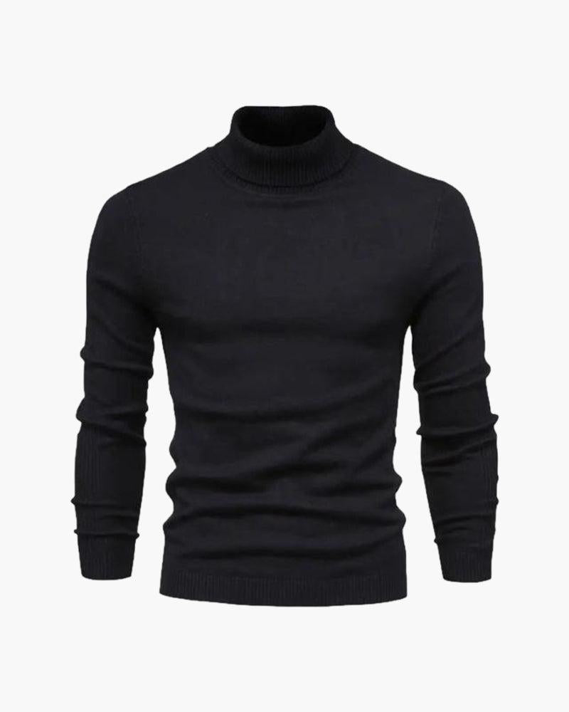 Pull col roulé homme en laine mérinos à coupe ajustée, doux et léger 7