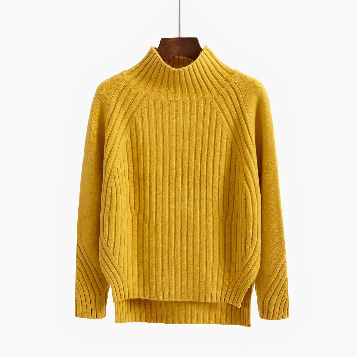 Pull en maille femme col rond coupe ample 1