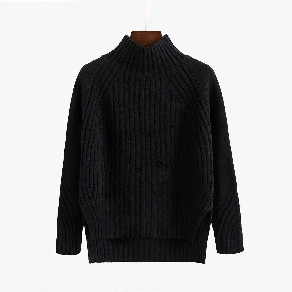 Pull en maille femme col rond coupe ample 5