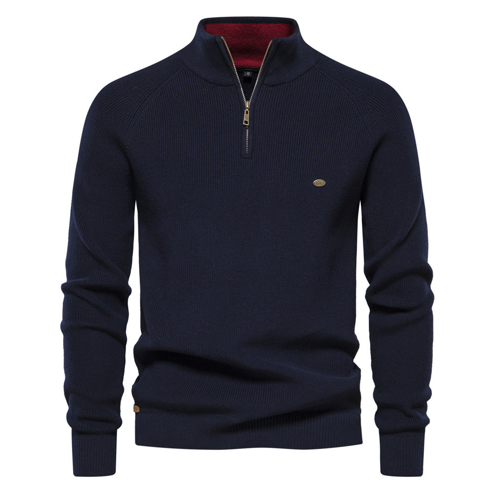 Pull homme en coton doux, léger et respirant pour l'automne 4