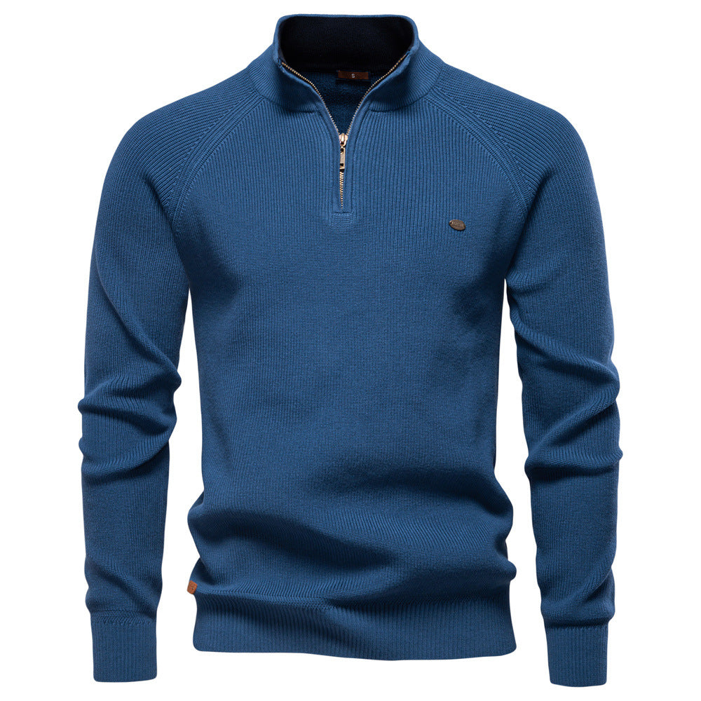 Pull homme en coton doux, léger et respirant pour l'automne 5
