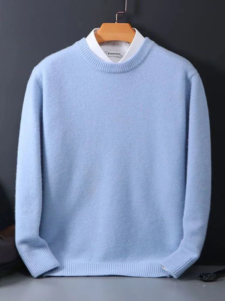 Pull homme en laine chaud sans lourdeur à lignes épurées 10
