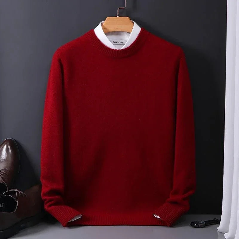 Pull homme en laine chaud sans lourdeur à lignes épurées 11