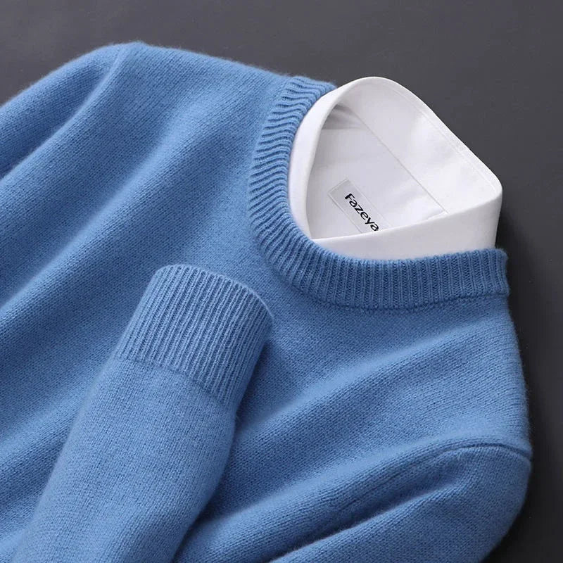 Pull homme en laine chaud sans lourdeur à lignes épurées 13