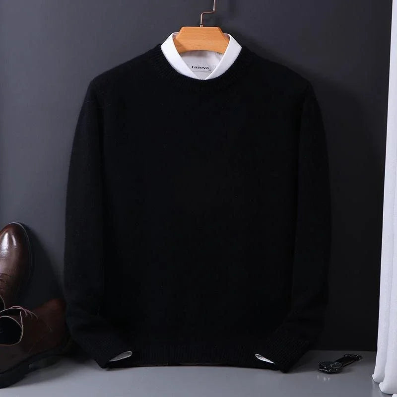 Pull homme en laine chaud sans lourdeur à lignes épurées 3