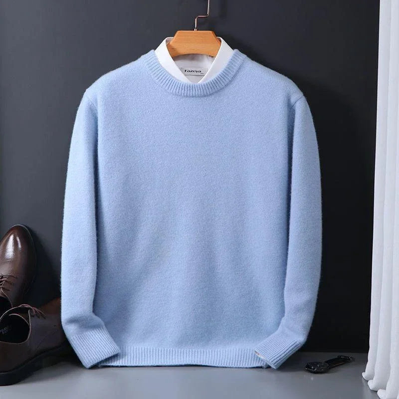 Pull homme en laine chaud sans lourdeur à lignes épurées 5