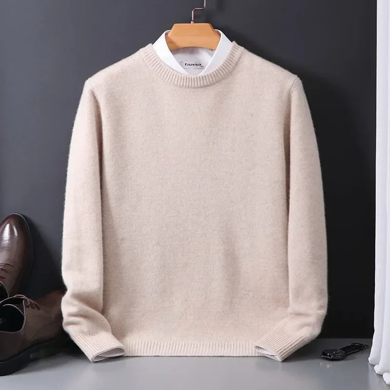 Pull homme en laine chaud sans lourdeur à lignes épurées 9