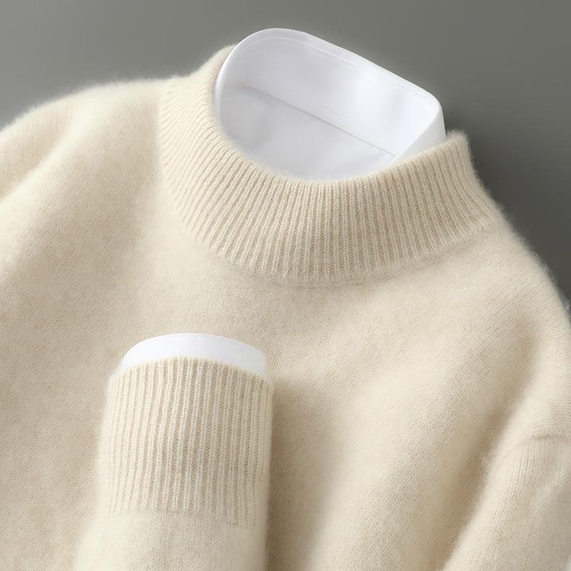 Pull homme en laine coupe ajustée 1