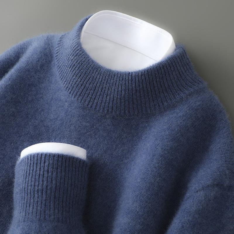 Pull homme en laine coupe ajustée 4