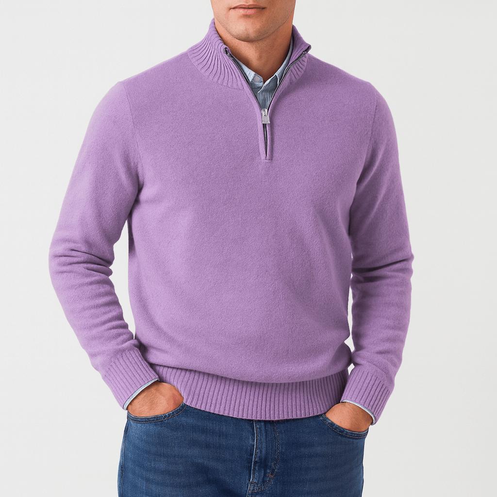 Pull zippé homme coupe ample à fermeture intégrale 3