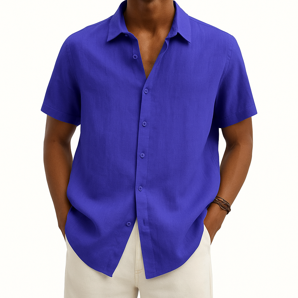 Nicolas – Chemise à manches courtes à la coupe décontractée homme