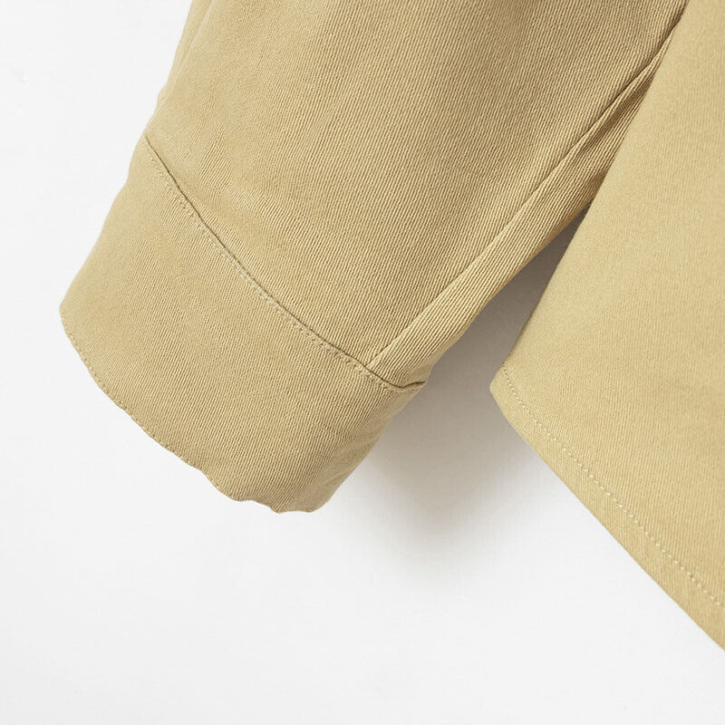 Chemise à manches longues pour homme automne résistante fonctionnelle en coton avec poches poitrine Gaspard