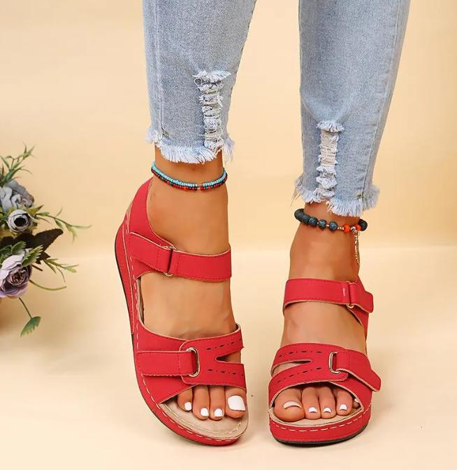 Sandales confort femme à semelle amortissante