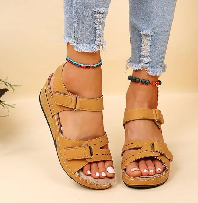 Sandales confort femme à semelle amortissante