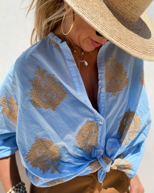 Blouse tendance à coupe fluide – caractère affirmé et confort irrésistible