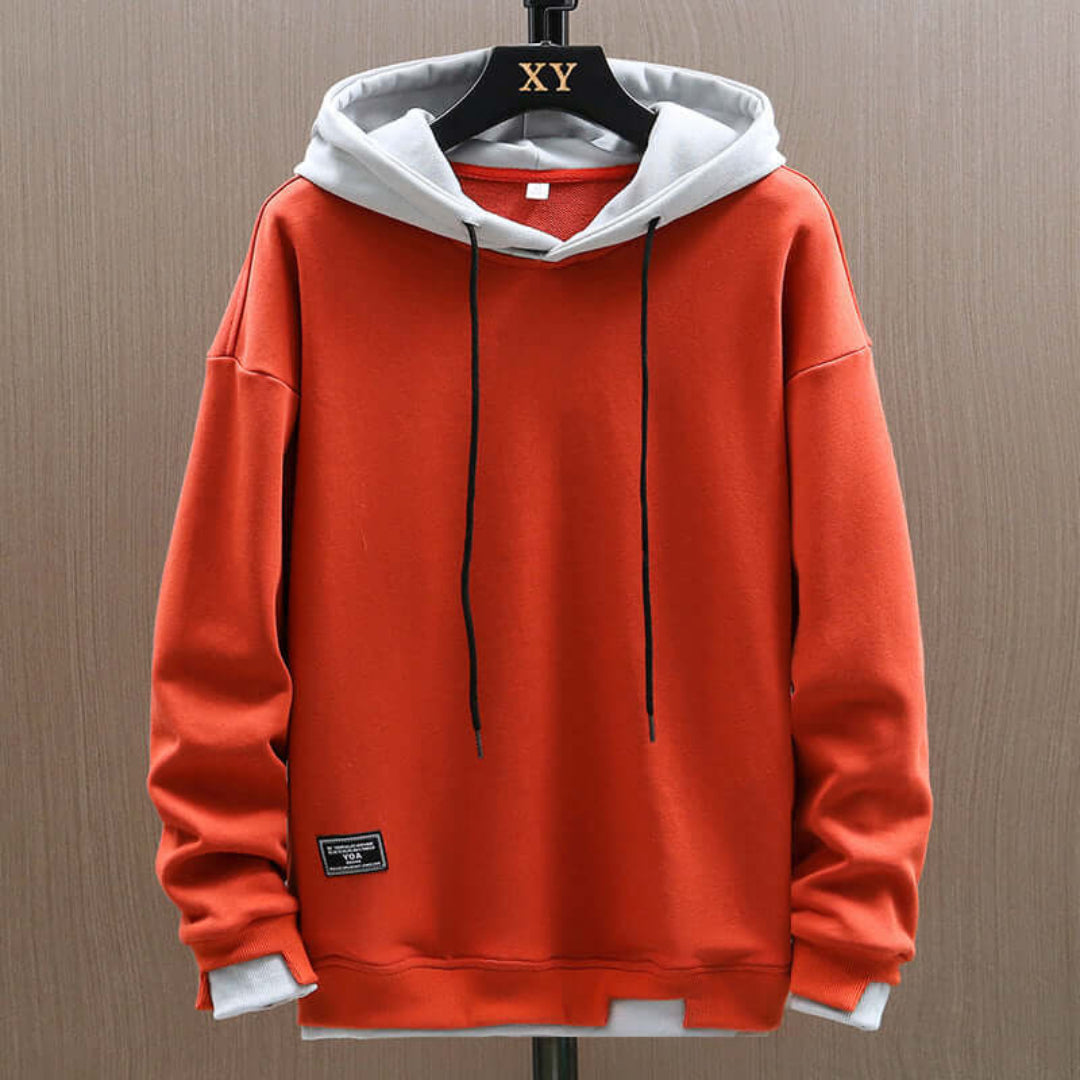 Maxime - Sweat à capuche bicolore homme