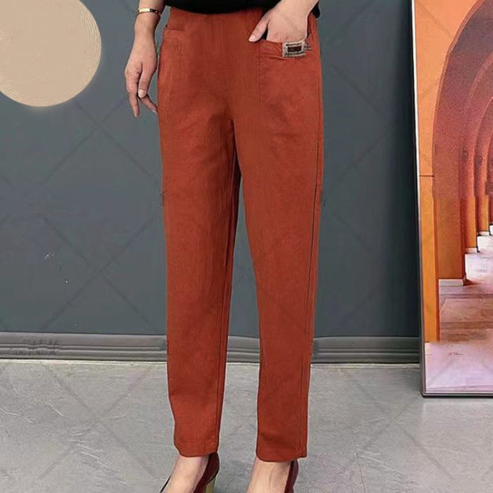 Émeline – Pantalon en coton femme