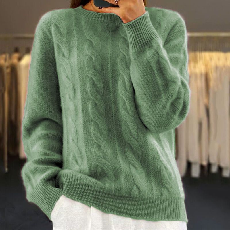 Violette – Pull femme torsadé
