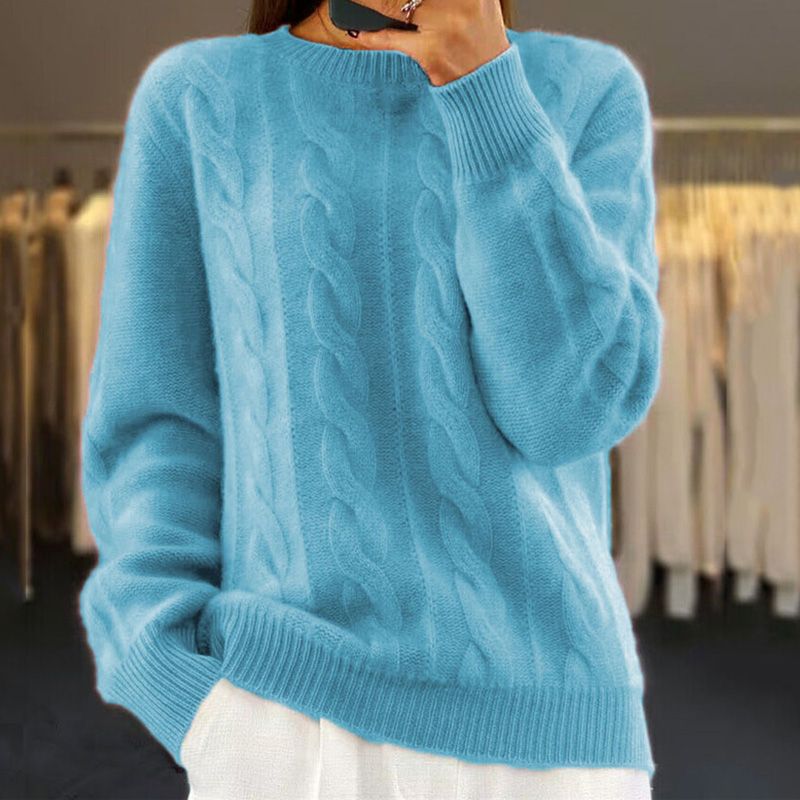 Violette – Pull femme torsadé