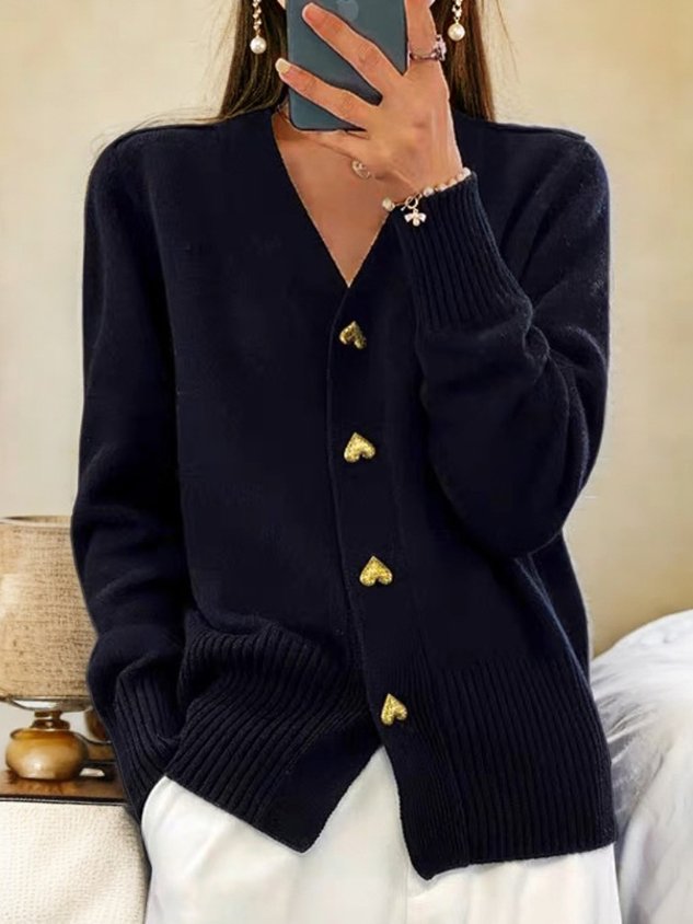 Amélie – Gilet femme boutonné