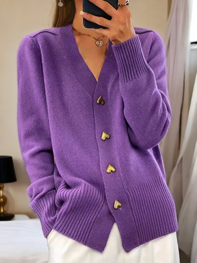 Amélie – Gilet femme boutonné
