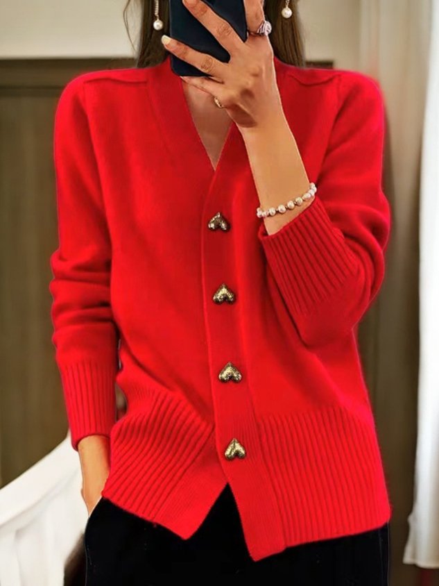 Amélie – Gilet femme boutonné
