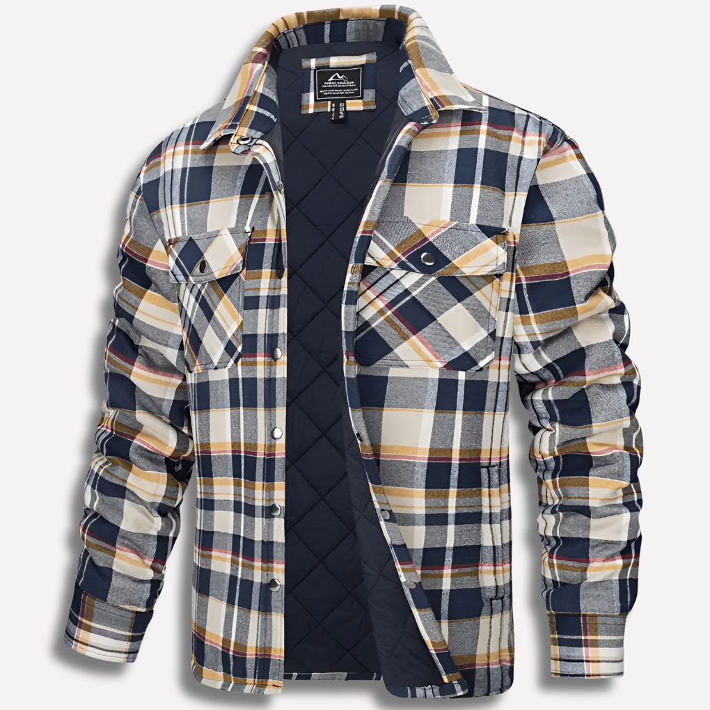 Surchemise à carreaux femme en flanelle boutonnée 1