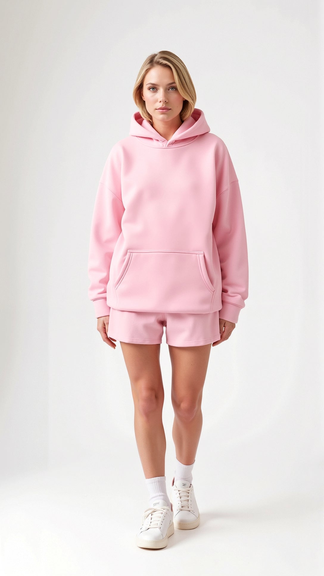 Sweat à capuche femme brodé à coupe décontractée 11