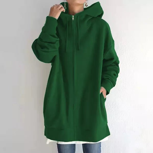 Sweat à capuche femme coupe ample 4