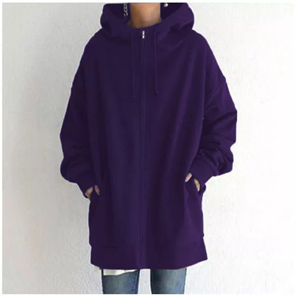 Sweat à capuche femme coupe ample 6
