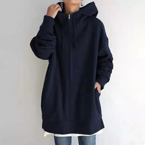 Sweat à capuche femme coupe ample 7