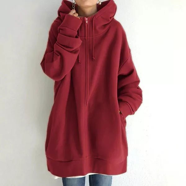 Sweat à capuche femme coupe ample 9