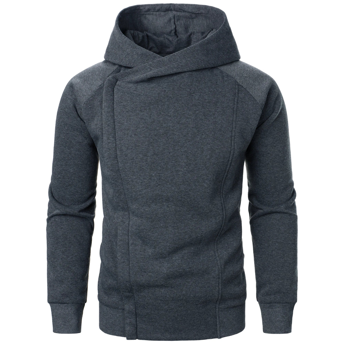 Sweat à capuche zippé homme à poches 1