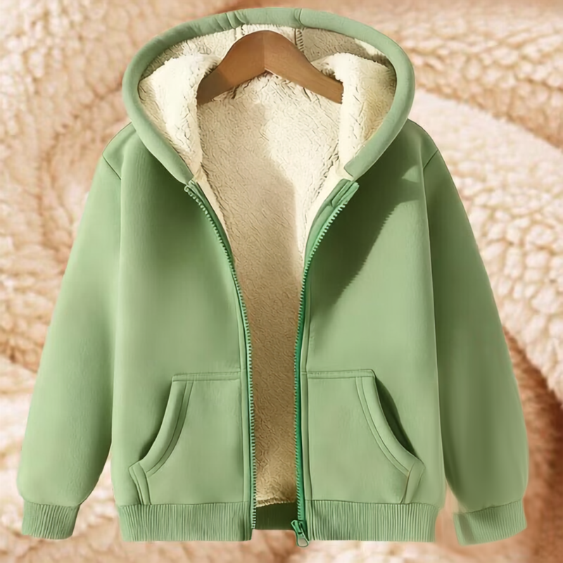 Sweat à capuche zippé homme doublé polaire chiné à poches latérales 6