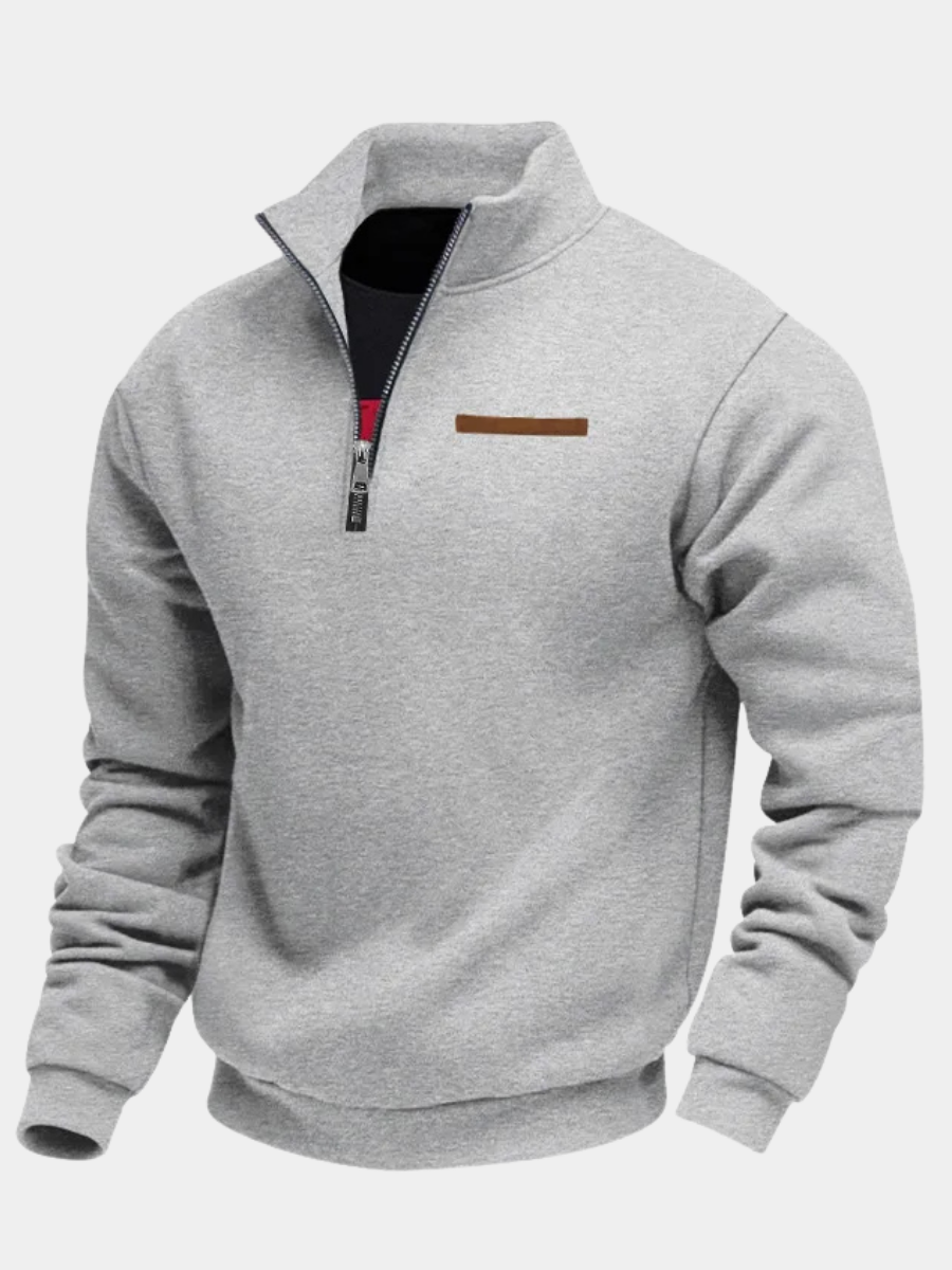 Sweat polaire homme coupe moderne 9