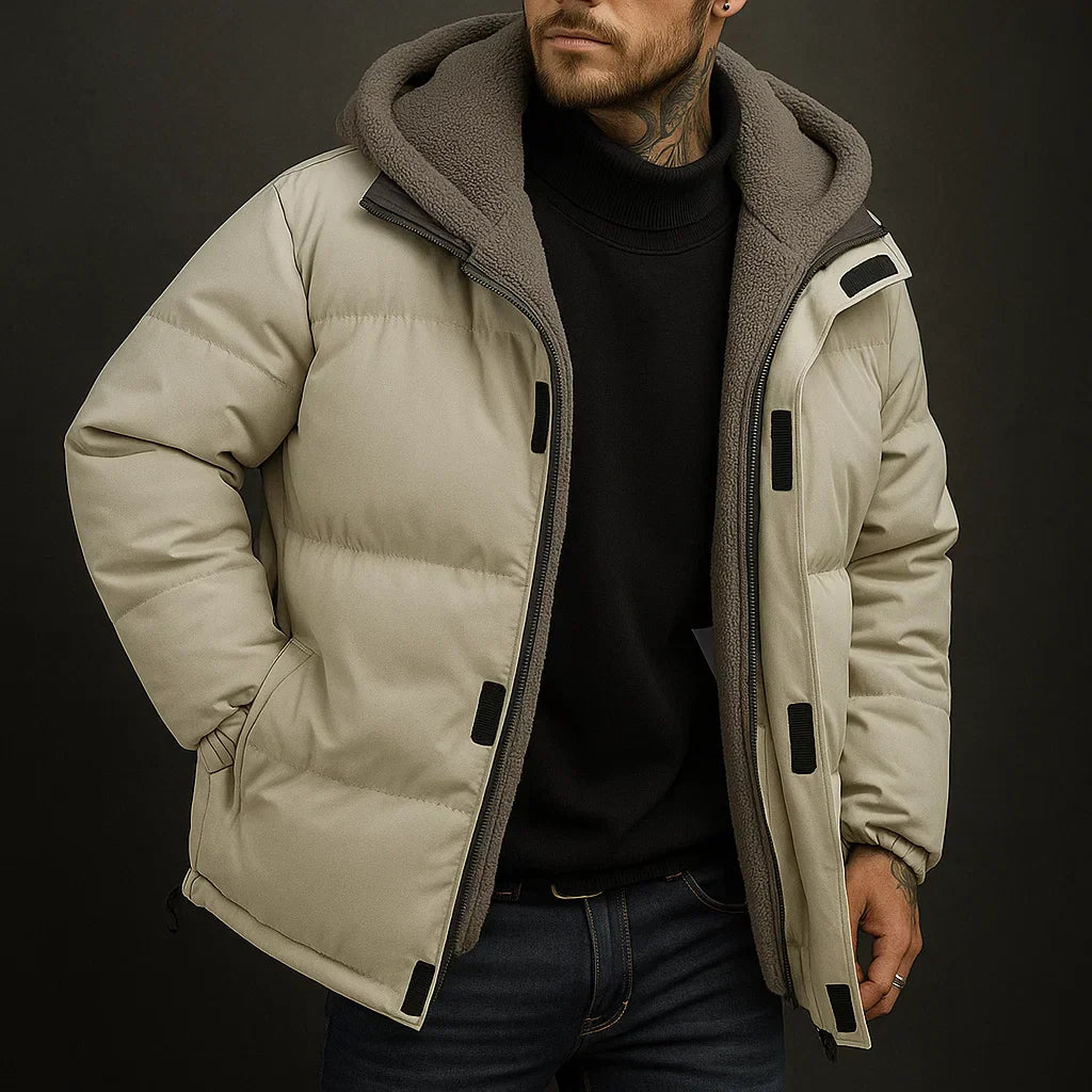 Antoine – Manteau d’hiver avec doublure chaude homme