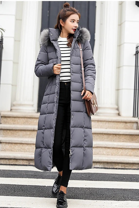 Georgia – Long manteau chaud style doudoune femme