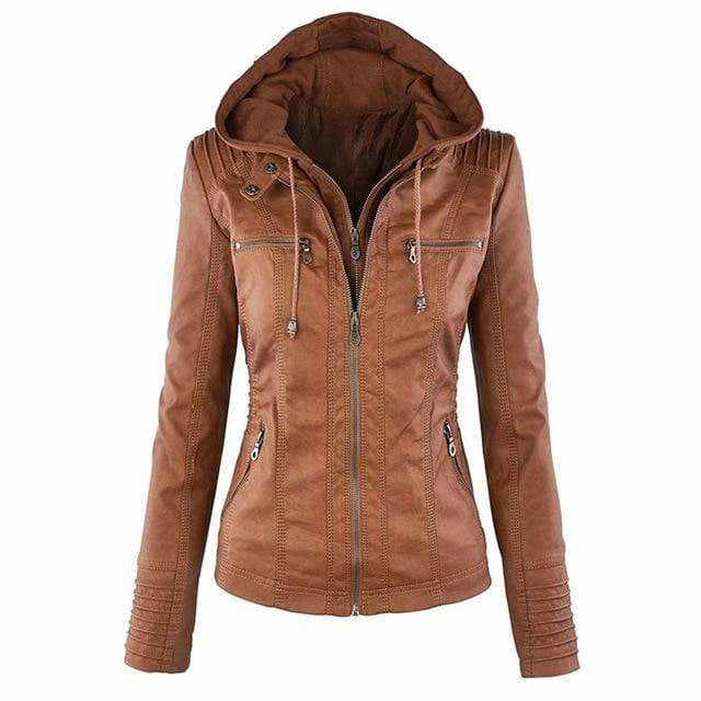 Veste à capuche femme zippée doublée style vintage 1