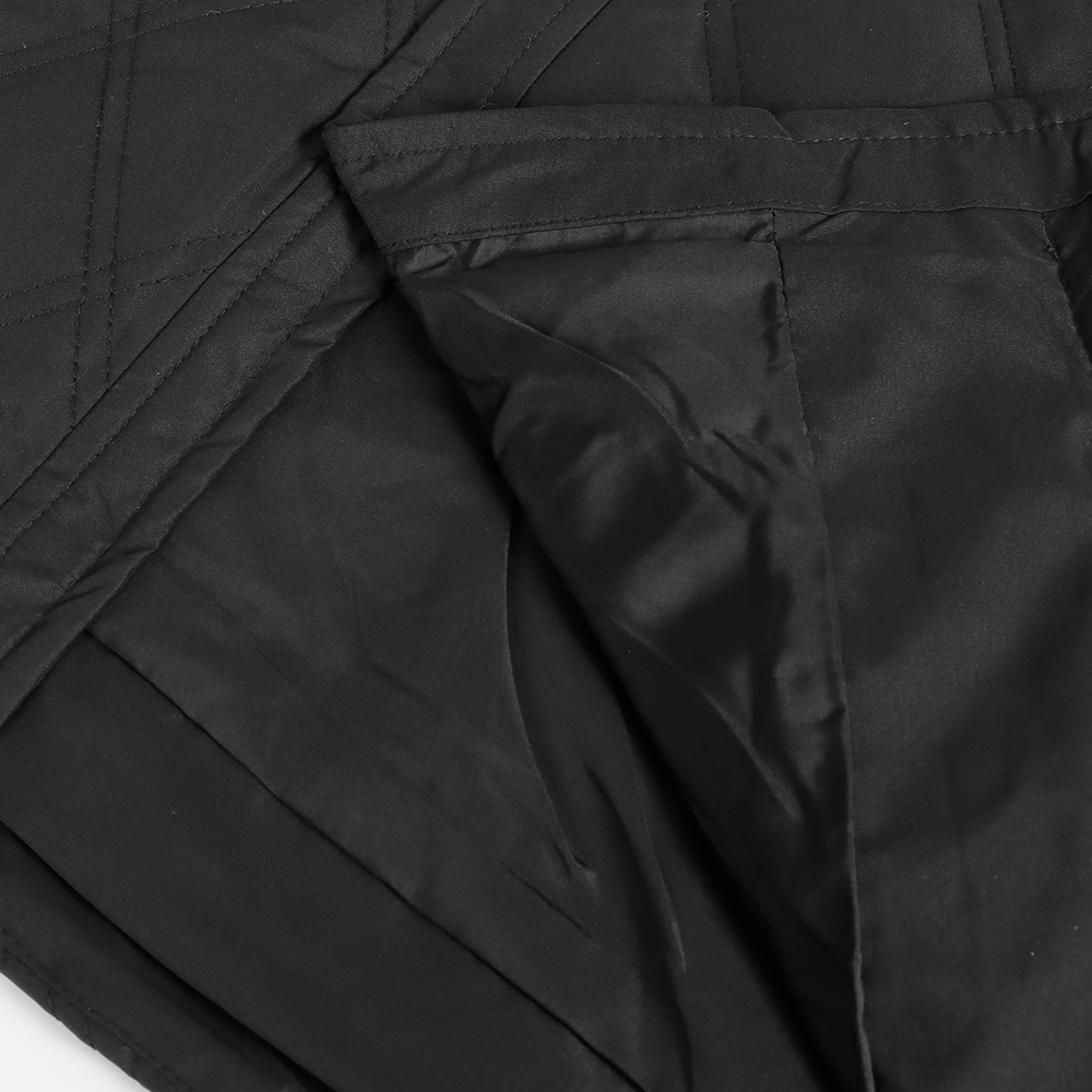 Veste chemise matelassée homme à col et poches boutons pression 13