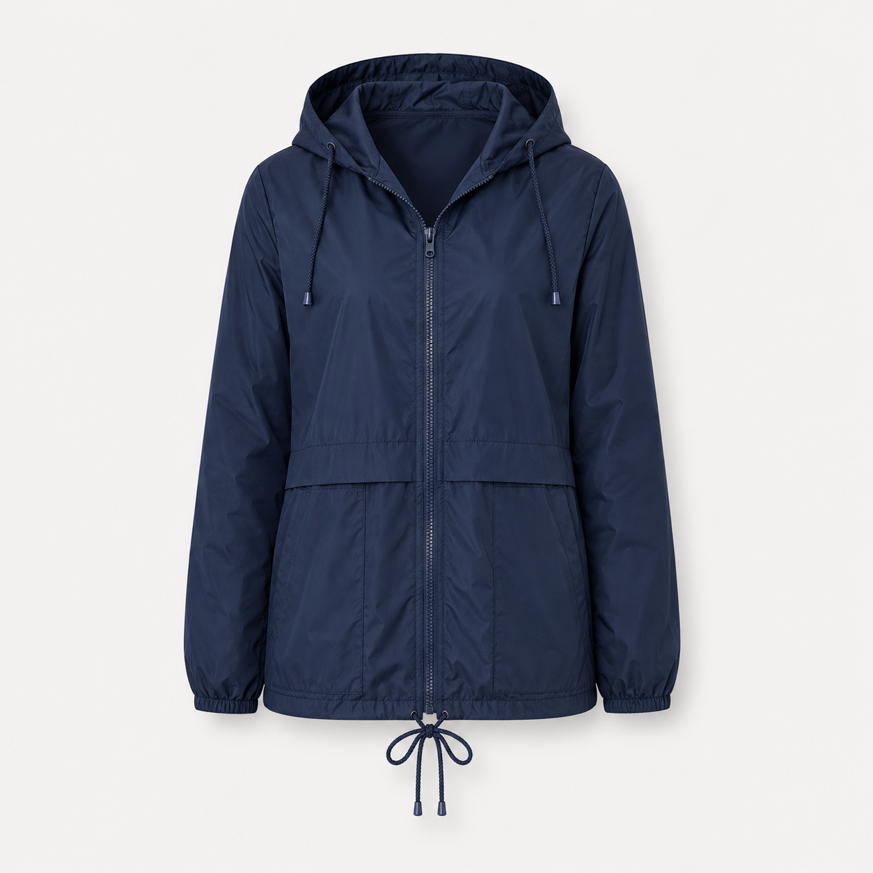 Veste de pluie femme légère et déperlante à capuche avec fermeture éclair 5