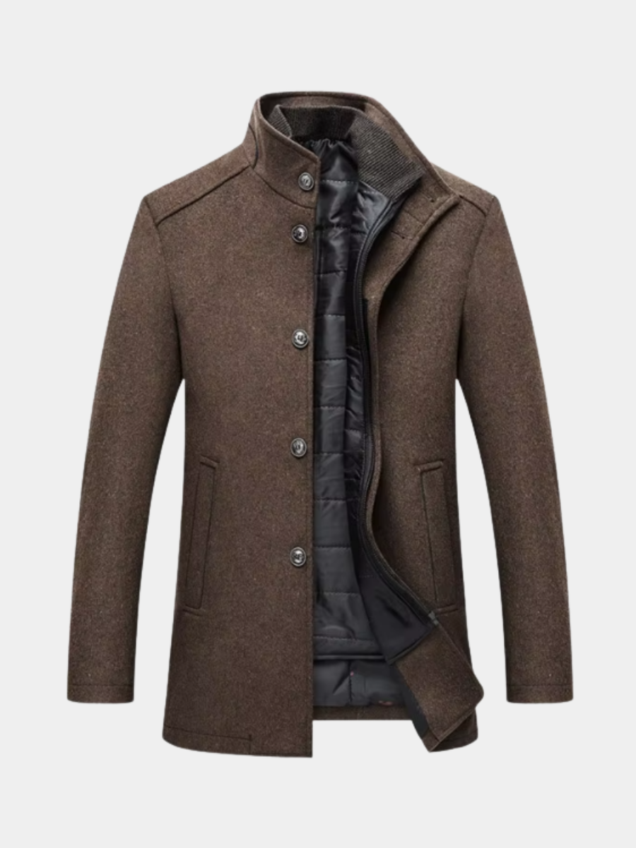 Veste d'hiver isolée homme coupe-vent à rembourrage 4