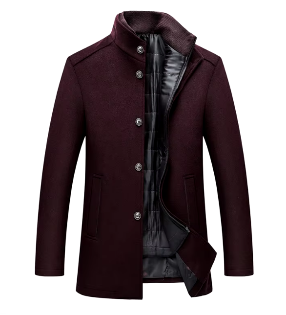 Veste d'hiver isolée homme coupe-vent à rembourrage 5