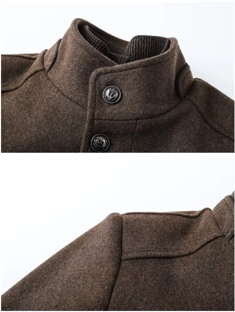 Veste d'hiver isolée homme coupe-vent à rembourrage 8