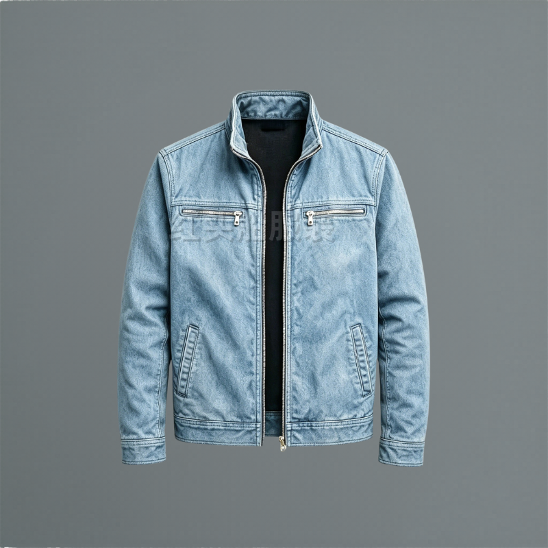 Veste en coton homme mi-saison coupe structurée et décontractée 3