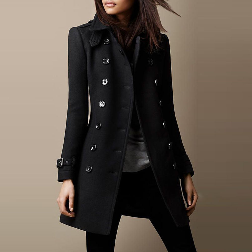 Veste en jean femme courte boutonnée à col 3